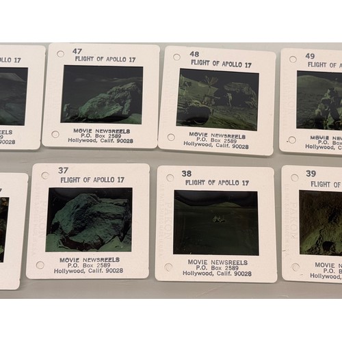 18 - Photographic ephemera, a collection of Apollo Moon landing mission 35 mm colour slides for Apollo 11... 