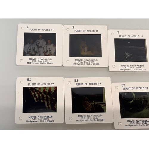 18 - Photographic ephemera, a collection of Apollo Moon landing mission 35 mm colour slides for Apollo 11... 