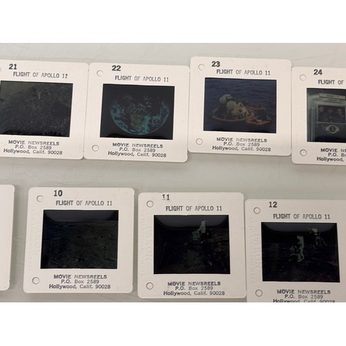 18 - Photographic ephemera, a collection of Apollo Moon landing mission 35 mm colour slides for Apollo 11... 