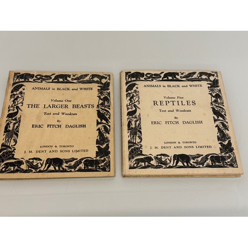 202 - Antiquarian Childrens books Two Art Deco educational books illustrated with Woodcuts, The larger Bea... 