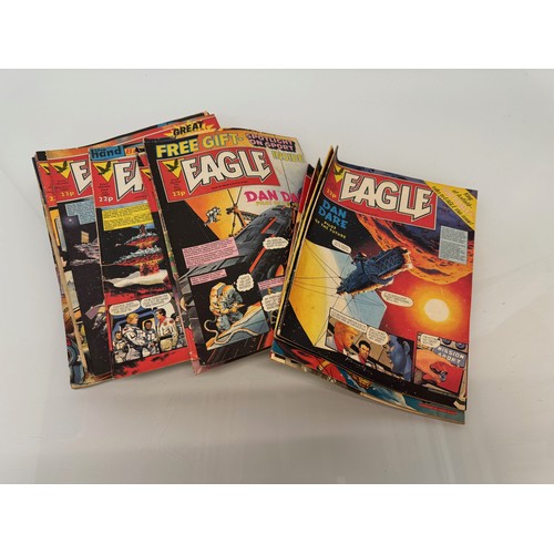 A collection of Eagle comics. This lot is available for in-house shipping