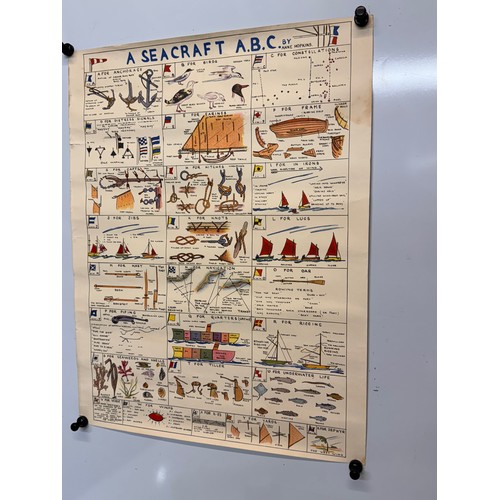 20 - WWII era maritime educational poster, Ships and more Ships 38cm x 49 cm.

This lot is available for ... 