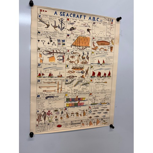 20 - WWII era maritime educational poster, Ships and more Ships 38cm x 49 cm.

This lot is available for ... 