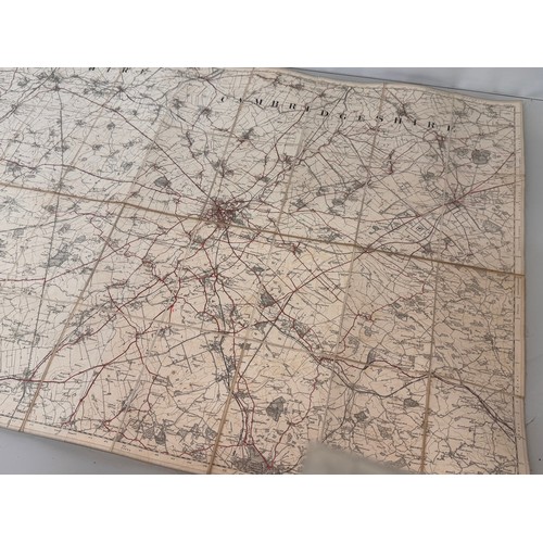 33 - Ephemera, a C19th century map of Huntingdonshire and Cambridgeshire.

This lot is available for in-h... 