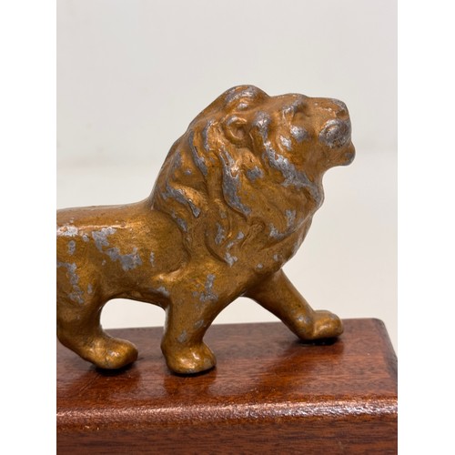 40 - Cast and enamel painted advertising figure of a lion for Peugeot.

This lot is available for in-hous... 