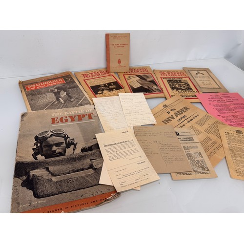 47 - Militaria, military ephemera WWII related publications.

This lot is available for in-house shipping... 