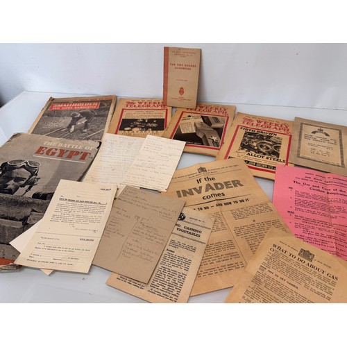 47 - Militaria, military ephemera WWII related publications.

This lot is available for in-house shipping... 