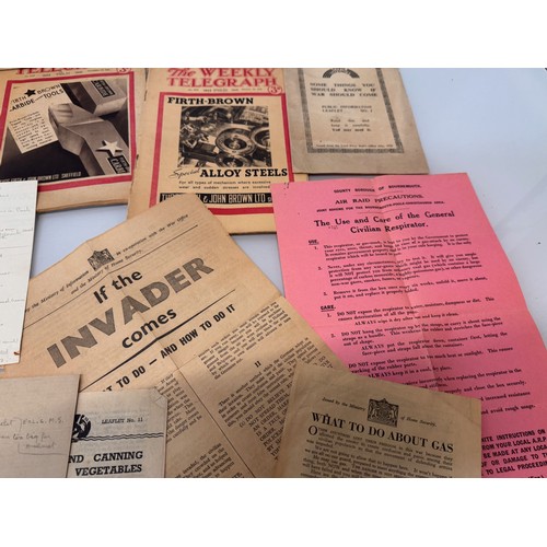 47 - Militaria, military ephemera WWII related publications.

This lot is available for in-house shipping... 