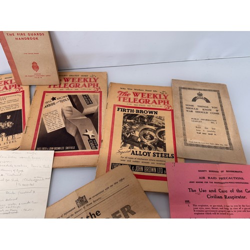 47 - Militaria, military ephemera WWII related publications.

This lot is available for in-house shipping... 