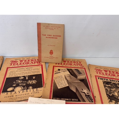 47 - Militaria, military ephemera WWII related publications.

This lot is available for in-house shipping... 