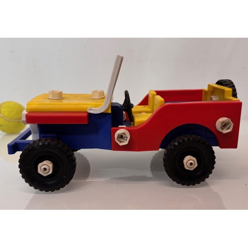 80 - Model military toys, Japanese tin plate and plastic classic Jeep .

This lot is available for in-hou... 