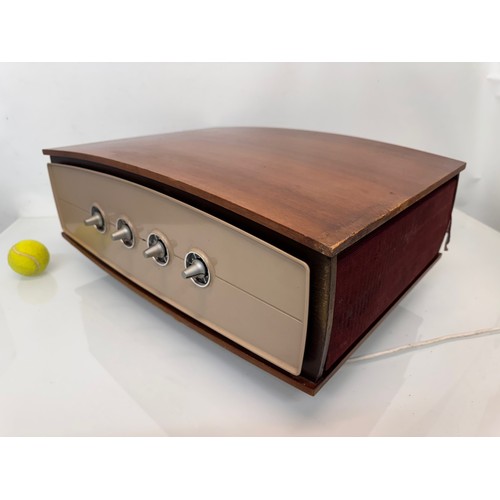 219 - Mid Century hi fi equipment, a vintage Pye Stereophonic projector, record player.

This lot is avail... 