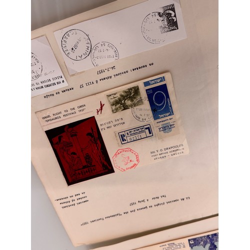 265 - Stamps, a collection of 1950’s Israeli first day covers.

This lot is available for in-house shippin... 