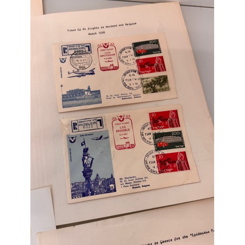 265 - Stamps, a collection of 1950’s Israeli first day covers.

This lot is available for in-house shippin... 