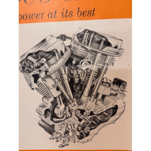 37 - Automobilia, Harley Davidson Motorcycles poster, 59 cm x 39 cm.

This lot is available for in-house ... 