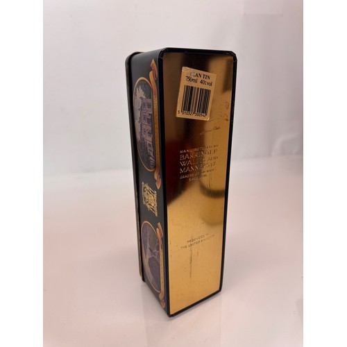 208 - Wines and spirits, Whisky, a Clan Tin boxed 750 ml bottle Glenffidich Special Old Reserve Scotch Whi... 