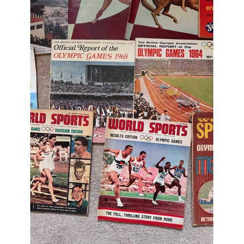230 - Ephemera, athletics, sports, Olympics, a collection of post war Olympics ephemera.

This lot is avai... 