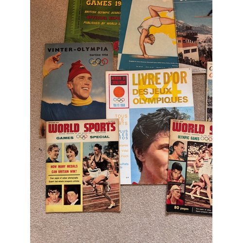 230 - Ephemera, athletics, sports, Olympics, a collection of post war Olympics ephemera.

This lot is avai... 