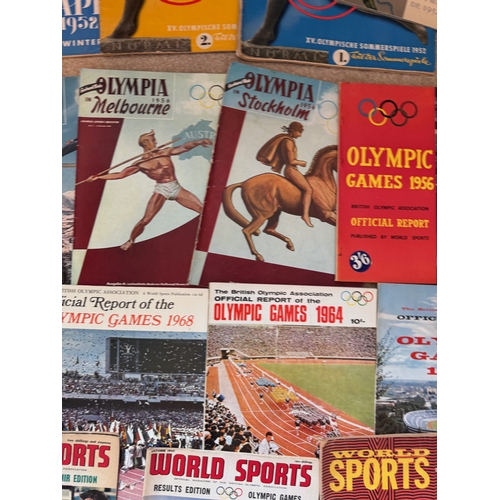 230 - Ephemera, athletics, sports, Olympics, a collection of post war Olympics ephemera.

This lot is avai... 