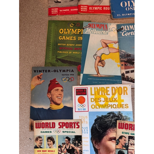 230 - Ephemera, athletics, sports, Olympics, a collection of post war Olympics ephemera.

This lot is avai... 