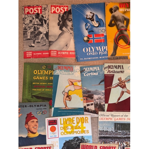 230 - Ephemera, athletics, sports, Olympics, a collection of post war Olympics ephemera.

This lot is avai... 
