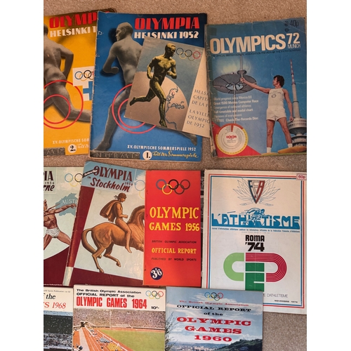 230 - Ephemera, athletics, sports, Olympics, a collection of post war Olympics ephemera.

This lot is avai... 