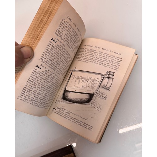 291 - Automobilia, early motoring trade reference guides and an illustrated Parts catalogues for a Edwardi... 