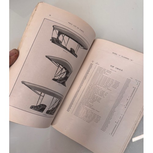 291 - Automobilia, early motoring trade reference guides and an illustrated Parts catalogues for a Edwardi... 