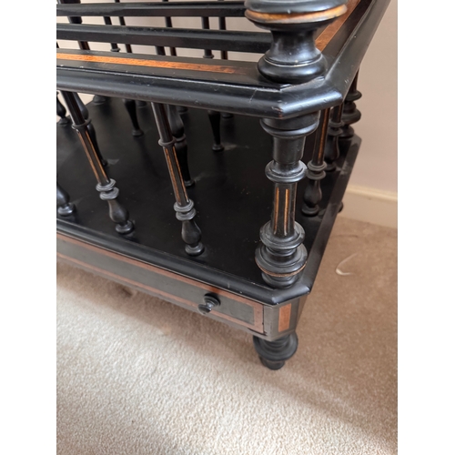 301 - Furniture, a Biedermeier Canterbury wotnot, 61cm x 40 cm x 88cm high.

This lot is collection only