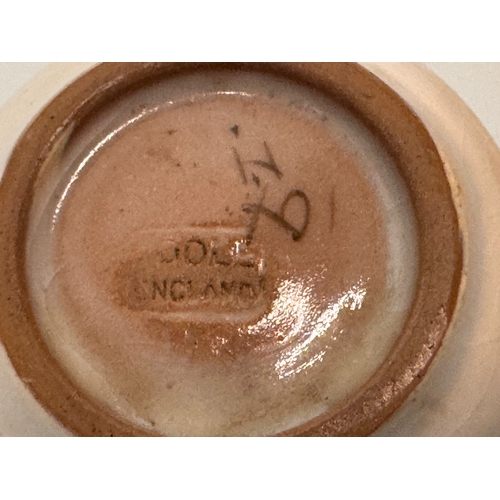 331 - Mid century english designer ceramics, Poole pottery, three vases.

This lot is available for in-hou... 