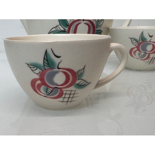 335 - Poole pottery tea wares, mid century designer ceramics in good condition.

This lot is available for... 
