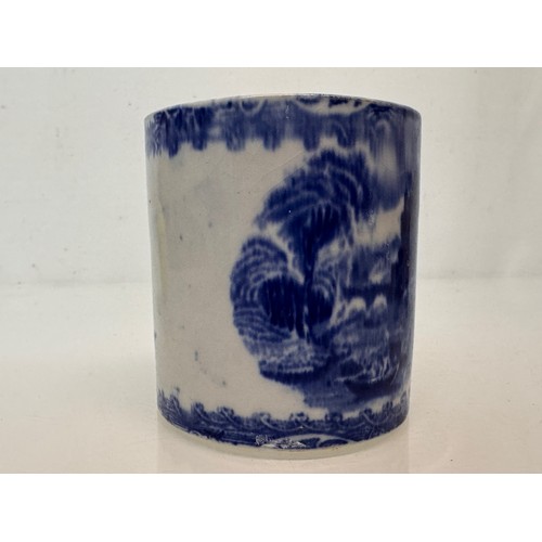 338 - English stoneware pottery, two decorated pots one marked for G Jones decorated with english country ... 