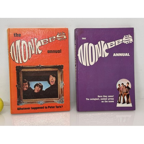 396 - Vintage Pop music ephemera, two Monkees Year Annuals for 1967 & 1968