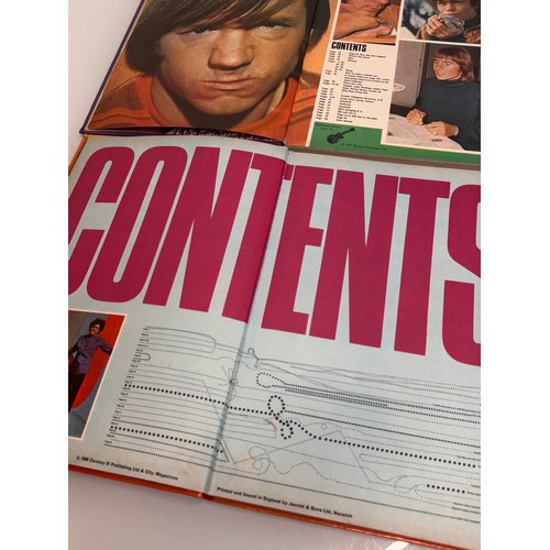 396 - Vintage Pop music ephemera, two Monkees Year Annuals for 1967 & 1968