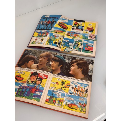 396 - Vintage Pop music ephemera, two Monkees Year Annuals for 1967 & 1968