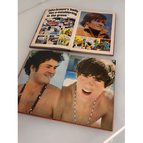 396 - Vintage Pop music ephemera, two Monkees Year Annuals for 1967 & 1968