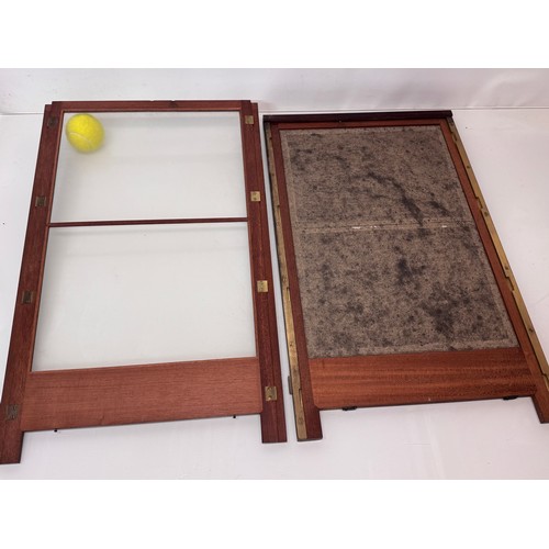 9 - Vintage Cinema lobby card holders, from Warner West End cinema these mahogany framed frames are doub... 