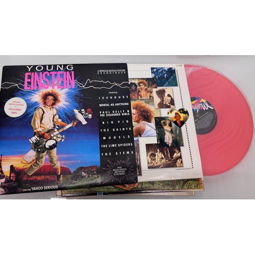 17 - Records, a small collection of vinyl LP's, John Lennon, Woodstock, Martin Luther King, Clockwork Ora... 