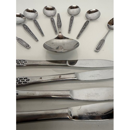 17 - Mide century cutlery by Viners.

The lot is available for in-house shipping