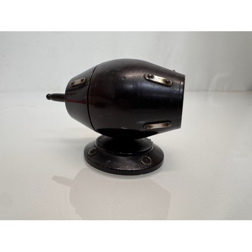 39 - Treen, a string box, in the form of a wine cask the thread / string is delivered via the tap on the ... 