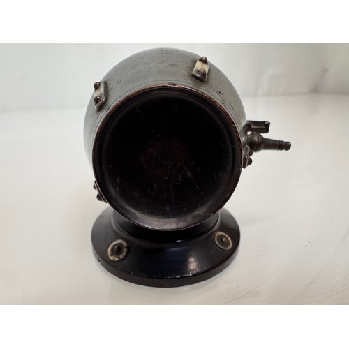 39 - Treen, a string box, in the form of a wine cask the thread / string is delivered via the tap on the ... 