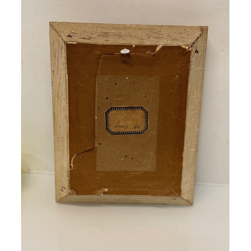 6 - Art, a framed portrait of a Woman, label to the rear, 24 cm x 19 cm.

This lot is available for in-h... 