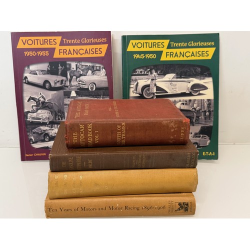 60 - Automobilia, a collection of motoring books, Edwardian and later, 6 in all.
