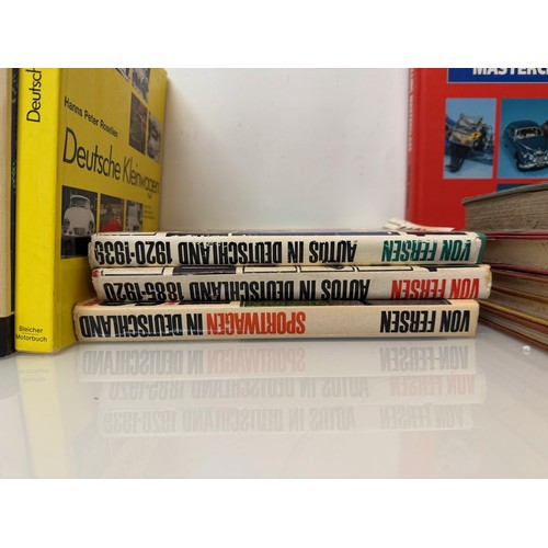 233 - Automobilia, books, a collection of motoring books, 15 in all.

This lot is available for in-house s... 