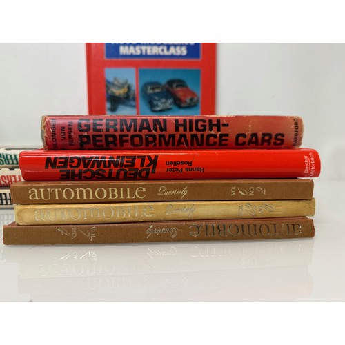 233 - Automobilia, books, a collection of motoring books, 15 in all.

This lot is available for in-house s... 
