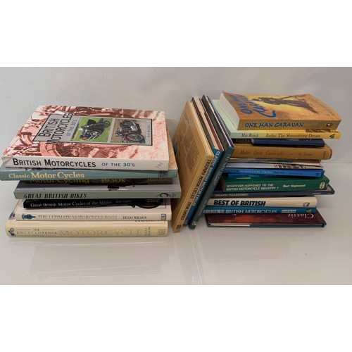 232 - Automobilia, a collection of motorcycle  books, 26 in all.

This lot is available for in-house shipp... 