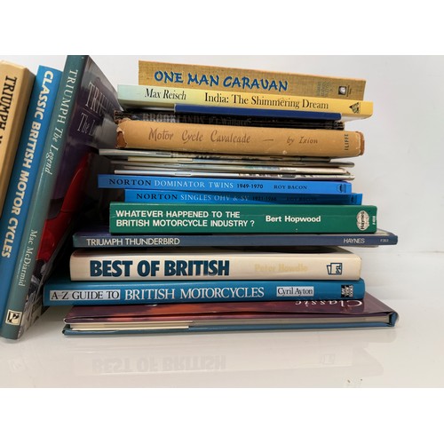 232 - Automobilia, a collection of motorcycle  books, 26 in all.

This lot is available for in-house shipp... 