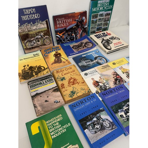232 - Automobilia, a collection of motorcycle  books, 26 in all.

This lot is available for in-house shipp... 