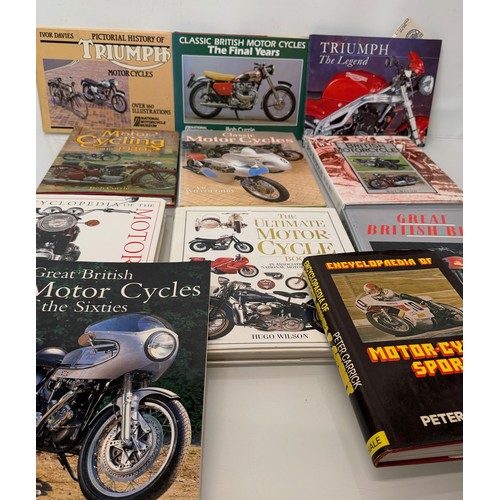 232 - Automobilia, a collection of motorcycle  books, 26 in all.

This lot is available for in-house shipp... 