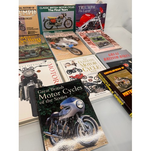 232 - Automobilia, a collection of motorcycle  books, 26 in all.

This lot is available for in-house shipp... 